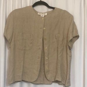 Jones New York Short Sleeve Blouse